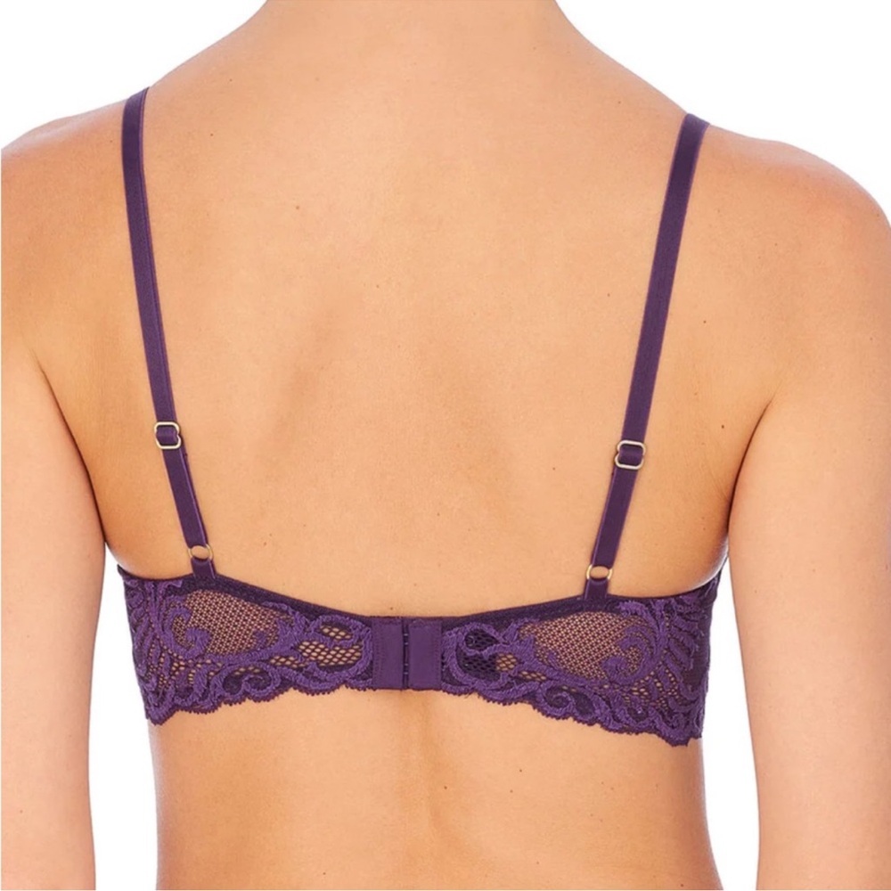 Natori Feathers Plunge Bra in Allium Size 32DD - Picture 2 of 10